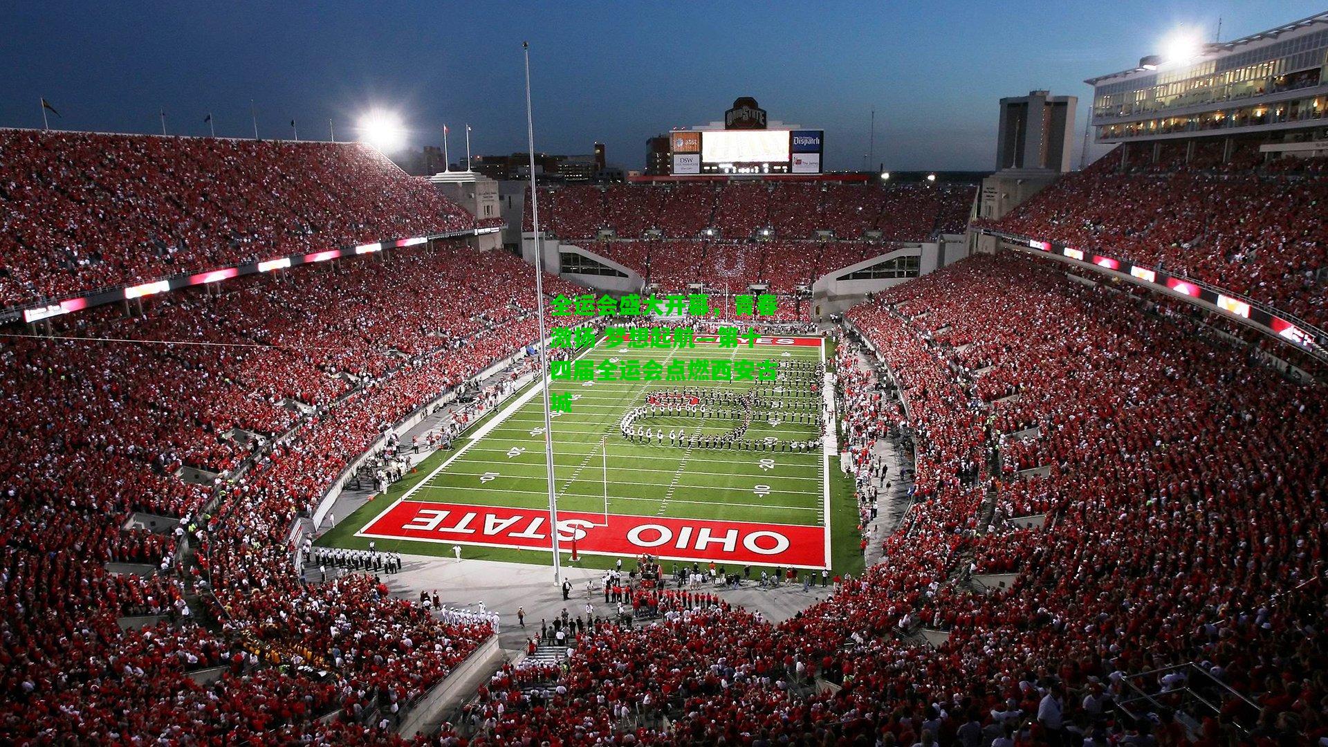 全运会盛大开幕，青春激扬 梦想起航—第十四届全运会点燃西安古城